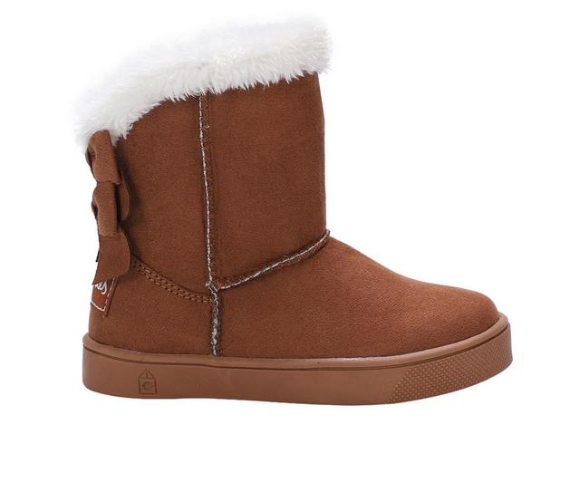 Girls' Oomphies Toddler & Little Kid Daniela Boots in Chestnut color