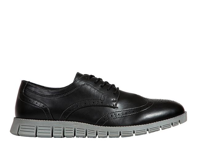 Men's Deer Stags Corvallis Dress Shoes in Black/Grey color