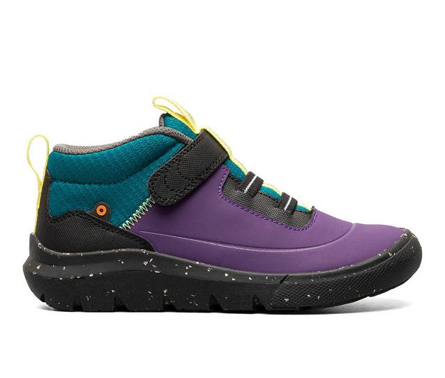Boys' Bogs Footwear Little & Big Kid Skyline Kicker Mid Sneaker Boots in Purple Multi color