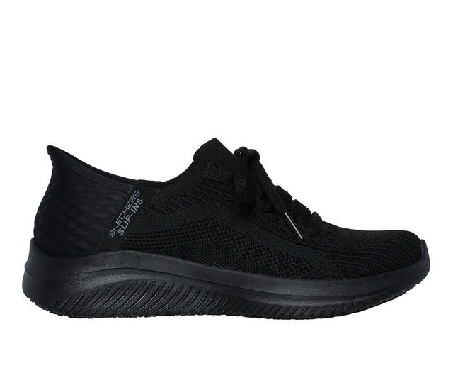 Men's Skechers Work Ultra Flex 3.0 SR Slip Resistant Shoes in Black color