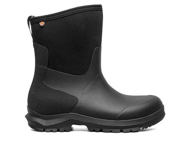 Men's Bogs Footwear Sauvie Basin II Work Boots in Black color