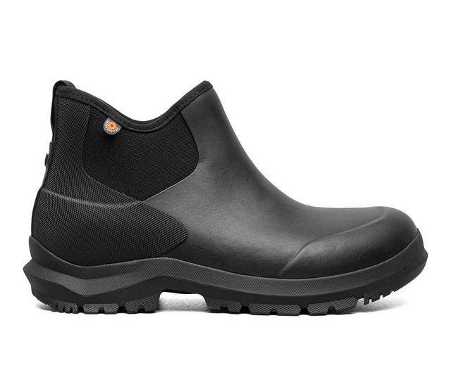 Men's Bogs Footwear Sauvie Chelsea II Winter Boots in Black color