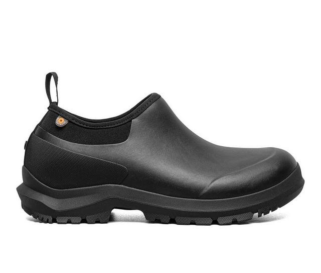 Men's Bogs Footwear Sauvie Slip On II Winter Clogs in Black color