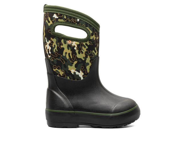 Boys' Bogs Footwear Toddler & Little Kid Classic II Pop Camo Winter Boots in Army Green Mult color