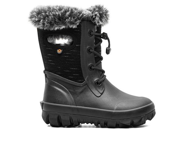Kids' Bogs Footwear Little & Big Kid Arcata II Dash Winter Boots in Black color