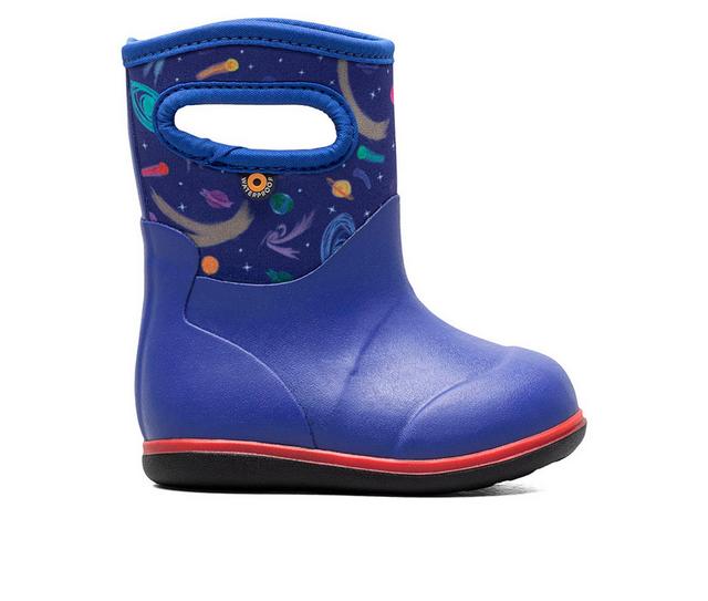 Boys' Bogs Footwear Toddler Classic Final Frontier Rain Boots in Royal Multi color