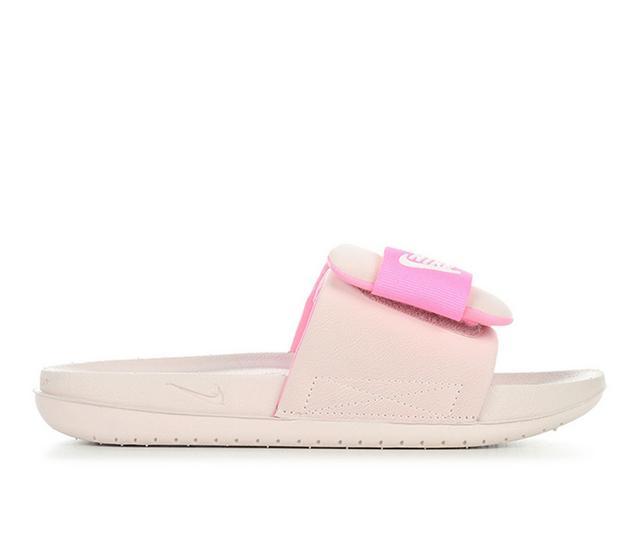 Women's Nike Offcourt Adjust Sport Slides in Silt Red/Pink color