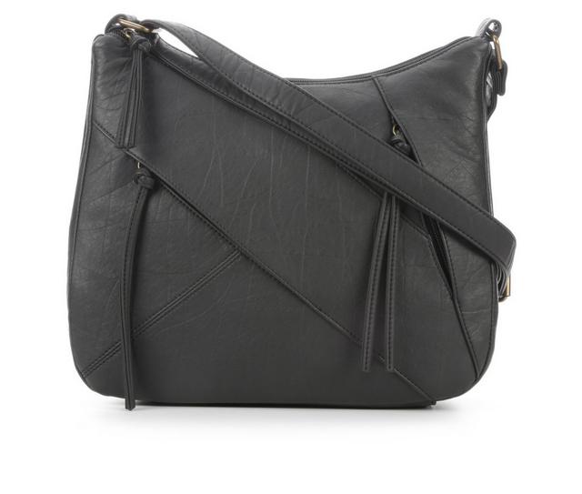Bueno Of California Panel Bag Handbag in Black color