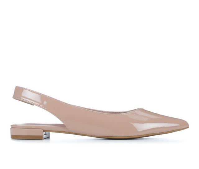 Women's Madden Girl Devin Flats in Nude color