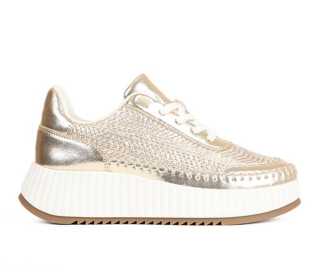 Women's DV BY DOLCE VITA Fay Sneakers in Gold color