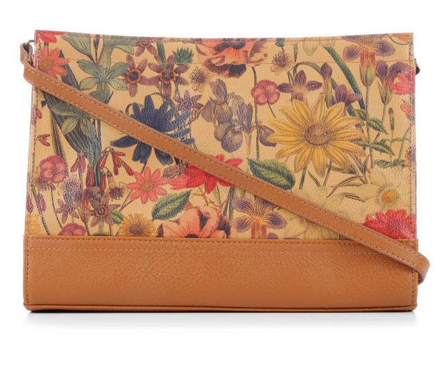 Bueno Of California Print Bag Handbag in Tan Botanical color