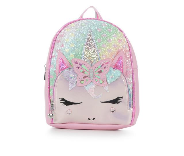 OMG Accessories Gwen Butterfly Mini Backpack in Bubble Gum color
