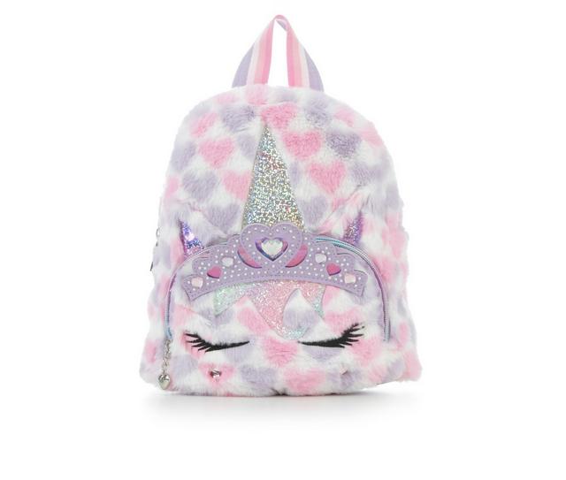 OMG Accessories Gwen Heart Crown Mini Backpack in Orchid color