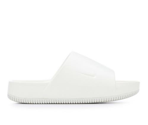 Men's Nike Calm Slide Sport Slides in Sail/Sail color
