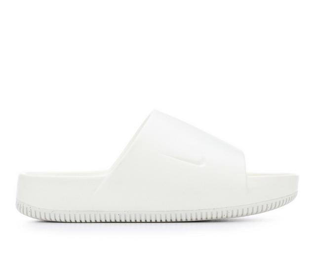 Men's Nike Calm Slide Sport Slides in Sail/Sail color