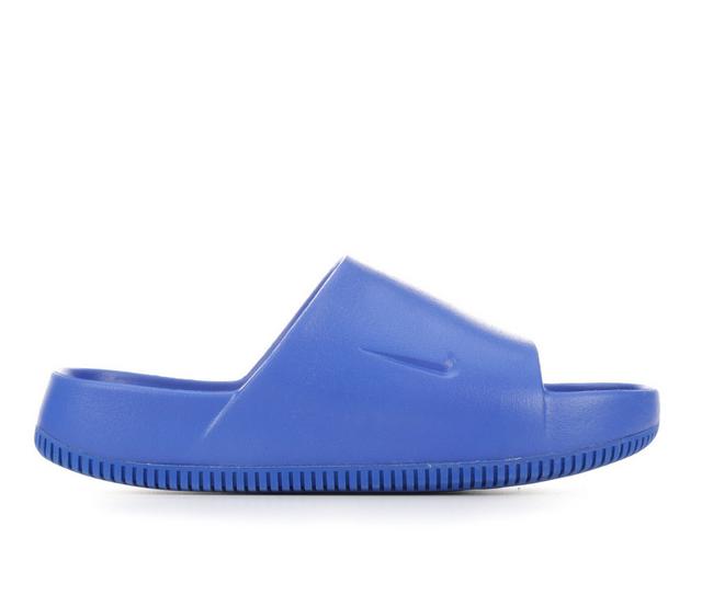 Men's Nike Calm Slide Sport Slides in Game Royal color