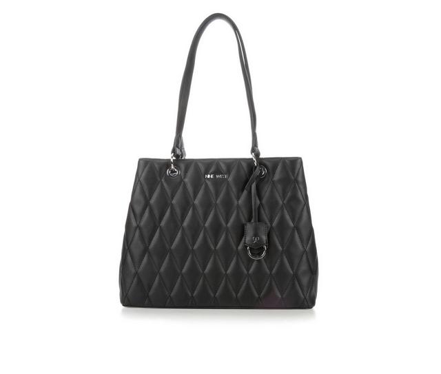 Nine West Peetra Jetset Shopper Handbag in Black color