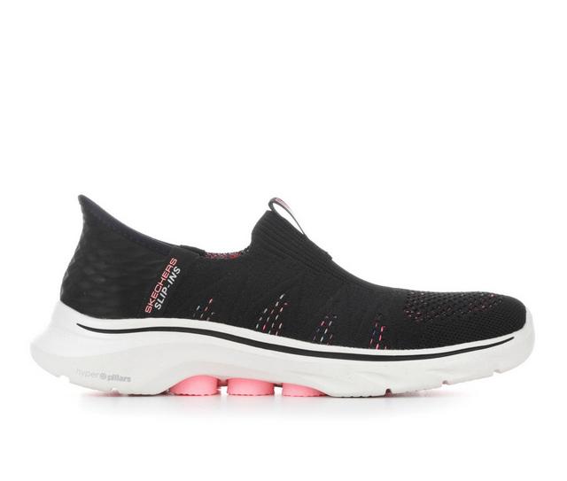 Women's Skechers Go Go Walk 7 City Lights 125222 in Black/Multi color