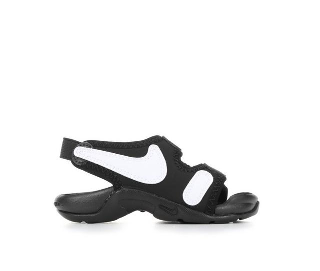 Kids' Nike Toddler & Little Kid Sunray Adj VI Sandals in Black/White color