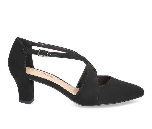 Women's Easy Street Elegance Special Occasion Pumps in Black Lamy color