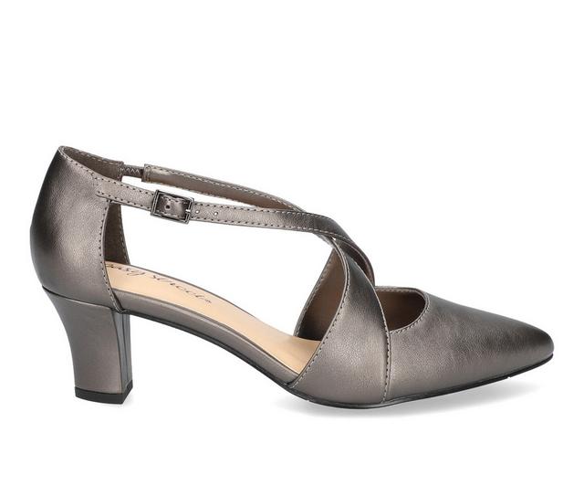 Women's Easy Street Elegance Special Occasion Pumps in Pewter color