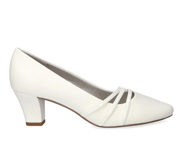 Women's Easy Street Cristiny Pumps in White color