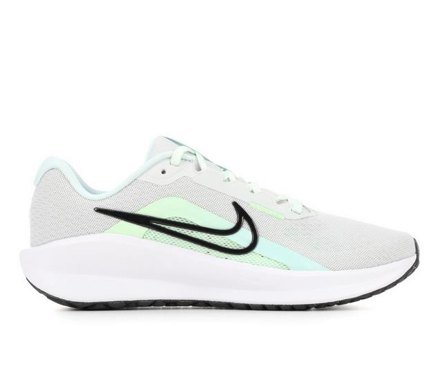 Women's Nike Downshifter 13 Running Shoes in Off White/Blue color