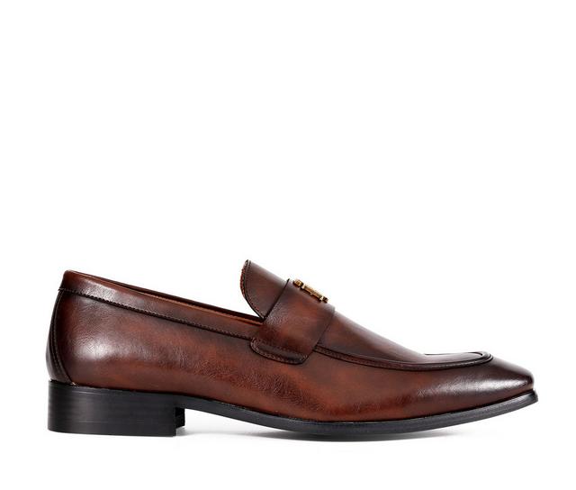 Men's Tommy Hilfiger Sawlin Dress Shoes in Dark Brown color