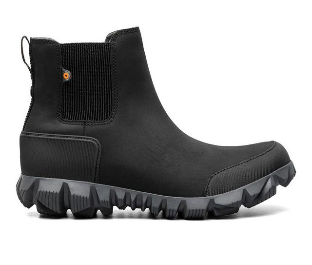 Women's Bogs Footwear Arcata Urban Leather Chelsea Booties in Black color