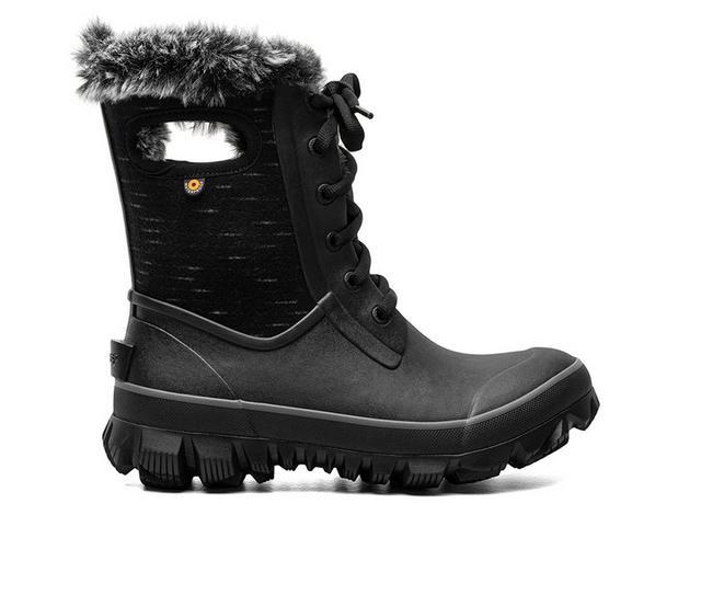 Women's Bogs Footwear Arcata Dash Winter Boots in Black color