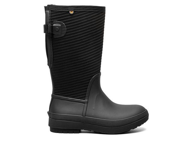 Women's Bogs Footwear Crandall Tall Adjustable Calf Winter Boots in Black color
