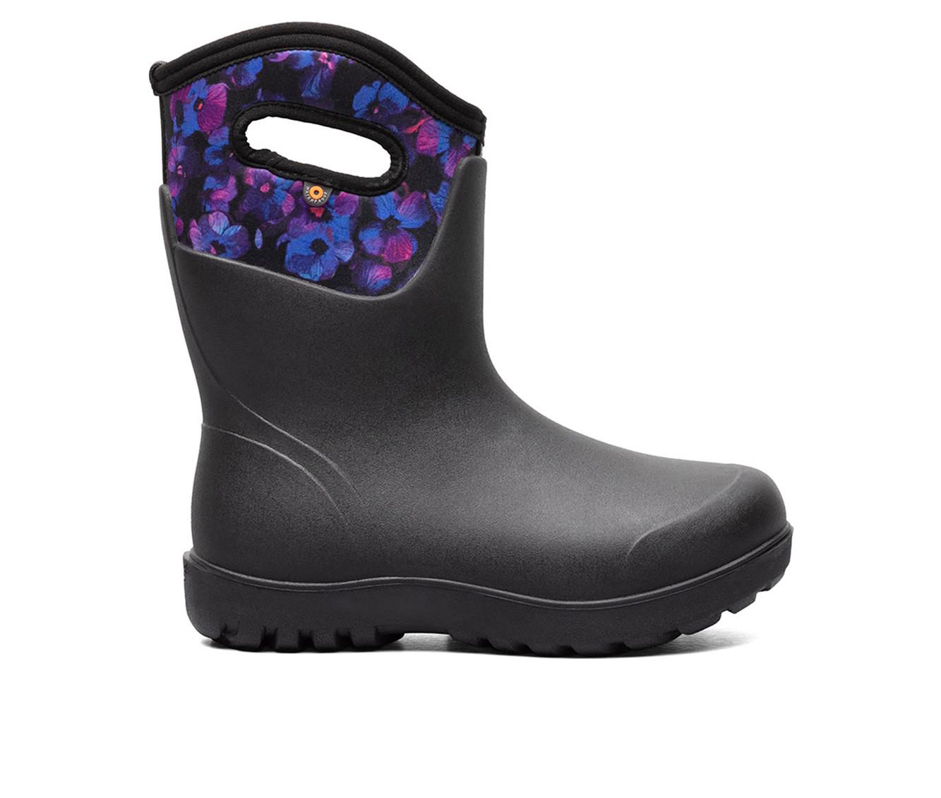 Women's Bogs Footwear Neo Classic Mid Petals Rain Boots