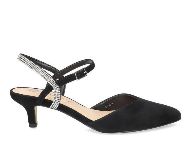 Women's Bella Vita Katriana Pumps in Black Suede color