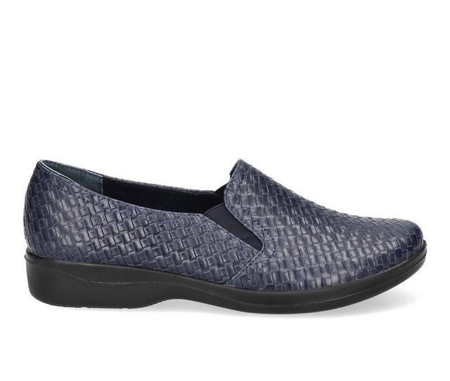 Women's Easy Street Eternity Loafers in Navy Woven color