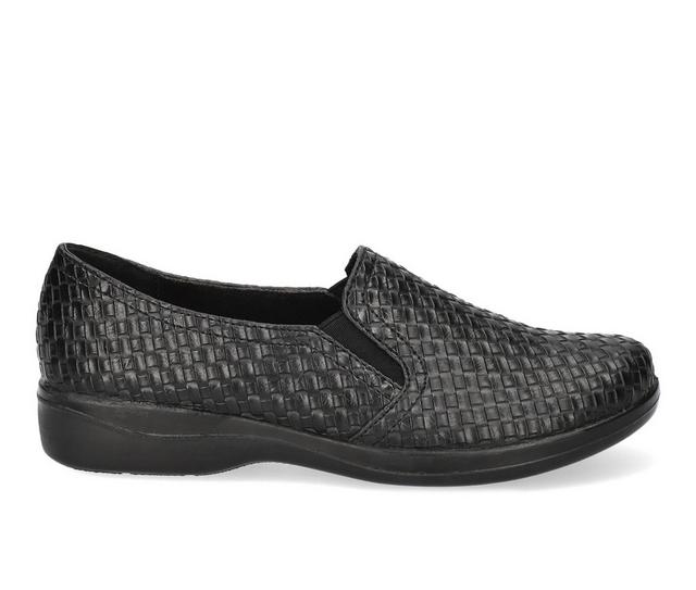 Women's Easy Street Eternity Loafers in Black Woven color