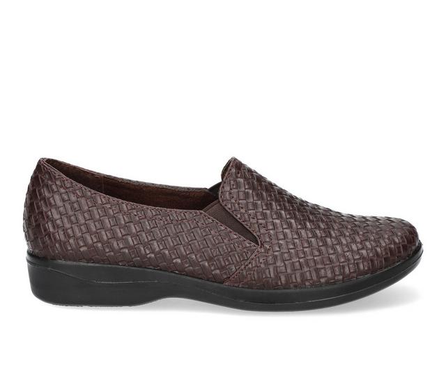 Women's Easy Street Eternity Loafers in Brown Woven color