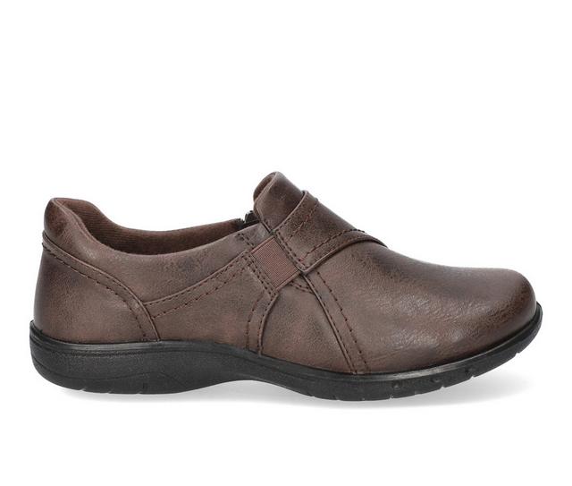 Women's Easy Street Ariah Slip On Shoes in Brown color