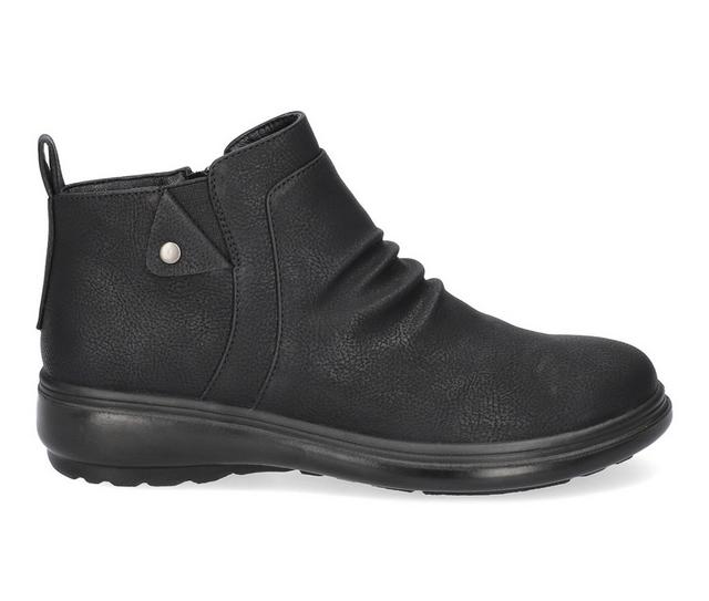 Women's Easy Street Ariadne Booties in Black Matte color