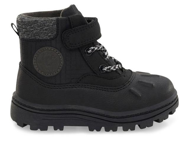 Kids' Carters Toddler & Little Kid Freddie Boots in Black color