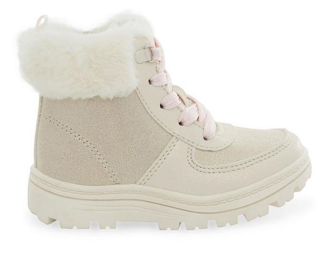 Girls' Carters Toddler & Little Kid Viola Winter Boots in Khaki color