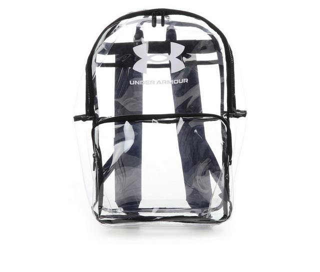 Under Armour Loudon Clear Backpack in Clear/BLK/WHT color