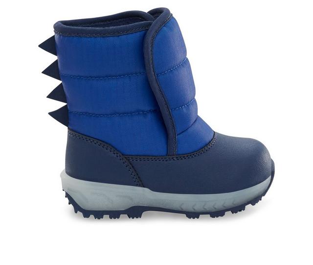 Kids' Carters Toddler & Little Kid Rumy Snow Boots in Navy color
