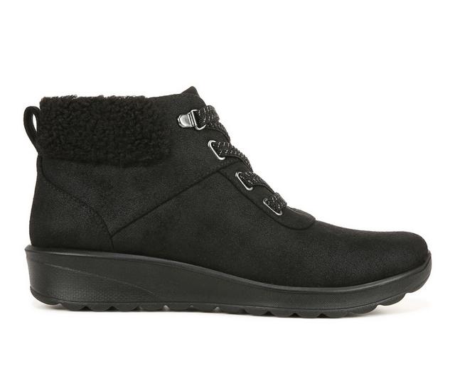 Women's BZEES Generation Winter Booties in Black Fabric color