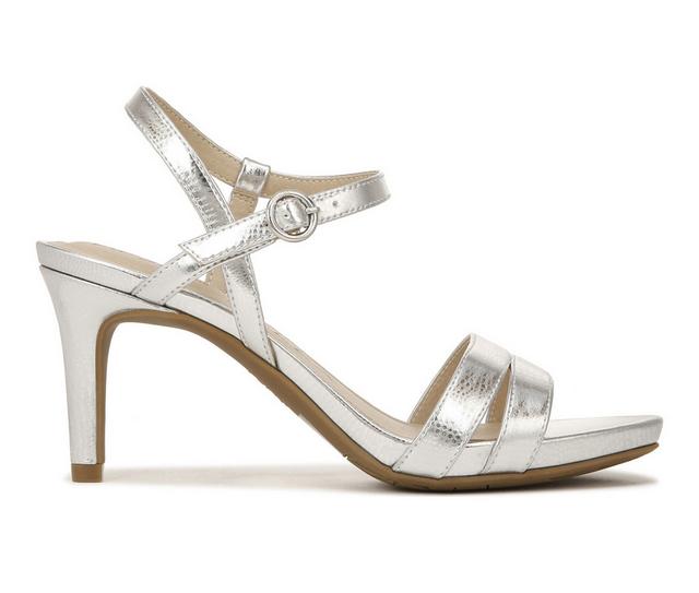 Women's LifeStride Miracle Dress Sandals in Silver color