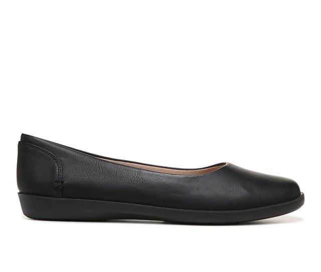 Women's LifeStride Nonchalant Flat Dress Shoes in Black color