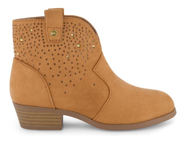 Girls' Jessica Simpson Little Kid & Big Kid Layla Dip Boots in Cognac color