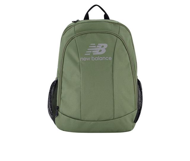 New Balance 19" Laptop Logo Backpack in Olive color