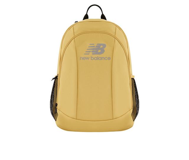 New Balance 19" Laptop Logo Backpack in Tan color