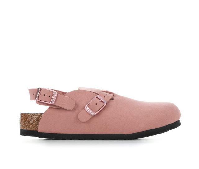 Girls' Birkenstock Little Kid Kay Slip-on Shoes in Pink Clay color