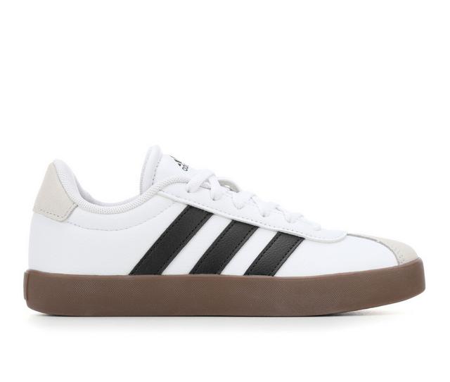 Kids' Adidas Big Kids VL Court 3.0 Sneakers in White/Black color